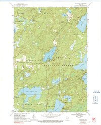 Anvil Lake Wisconsin Historical topographic map, 1:24000 scale, 7.5 X 7.5 Minute, Year 1970