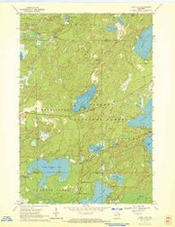Anvil Lake Wisconsin Historical topographic map, 1:24000 scale, 7.5 X 7.5 Minute, Year 1970