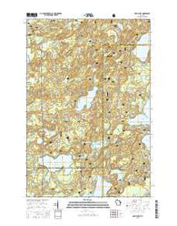 Anvil Lake Wisconsin Current topographic map, 1:24000 scale, 7.5 X 7.5 Minute, Year 2015