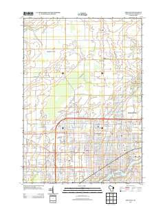 Appleton Wisconsin Historical topographic map, 1:24000 scale, 7.5 X 7.5 Minute, Year 2013