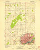 Appleton Wisconsin Historical topographic map, 1:24000 scale, 7.5 X 7.5 Minute, Year 1955