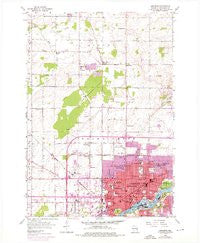 Appleton Wisconsin Historical topographic map, 1:24000 scale, 7.5 X 7.5 Minute, Year 1955