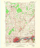Appleton Wisconsin Historical topographic map, 1:62500 scale, 15 X 15 Minute, Year 1955