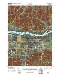 Arena Wisconsin Historical topographic map, 1:24000 scale, 7.5 X 7.5 Minute, Year 2010