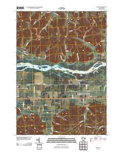 Arena Wisconsin Historical topographic map, 1:24000 scale, 7.5 X 7.5 Minute, Year 2010