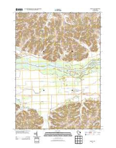 Arena Wisconsin Historical topographic map, 1:24000 scale, 7.5 X 7.5 Minute, Year 2013