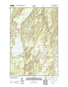 Argonne Wisconsin Historical topographic map, 1:24000 scale, 7.5 X 7.5 Minute, Year 2013