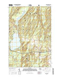 Argonne Wisconsin Current topographic map, 1:24000 scale, 7.5 X 7.5 Minute, Year 2015