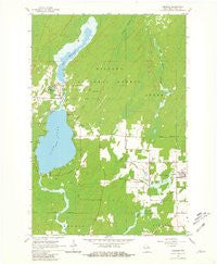 Argonne Wisconsin Historical topographic map, 1:24000 scale, 7.5 X 7.5 Minute, Year 1965