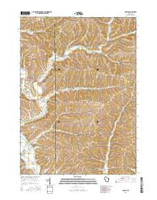 Argyle Wisconsin Current topographic map, 1:24000 scale, 7.5 X 7.5 Minute, Year 2016