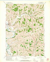 Argyle Wisconsin Historical topographic map, 1:24000 scale, 7.5 X 7.5 Minute, Year 1962