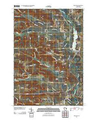 Arkansaw Wisconsin Historical topographic map, 1:24000 scale, 7.5 X 7.5 Minute, Year 2010