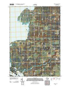 Arkdale Wisconsin Historical topographic map, 1:24000 scale, 7.5 X 7.5 Minute, Year 2010
