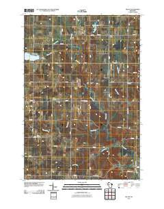 Arland Wisconsin Historical topographic map, 1:24000 scale, 7.5 X 7.5 Minute, Year 2010