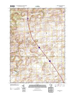 Arlington Wisconsin Historical topographic map, 1:24000 scale, 7.5 X 7.5 Minute, Year 2013