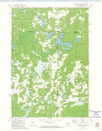 Armstrong Creek Wisconsin Historical topographic map, 1:24000 scale, 7.5 X 7.5 Minute, Year 1972