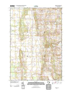 Arnott Wisconsin Historical topographic map, 1:24000 scale, 7.5 X 7.5 Minute, Year 2013