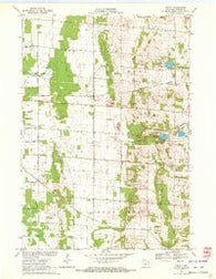 Arnott Wisconsin Historical topographic map, 1:24000 scale, 7.5 X 7.5 Minute, Year 1969