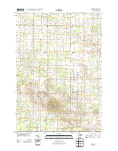 Arpin Wisconsin Historical topographic map, 1:24000 scale, 7.5 X 7.5 Minute, Year 2013