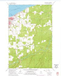 Ashland East Wisconsin Historical topographic map, 1:24000 scale, 7.5 X 7.5 Minute, Year 1964