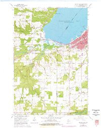 Ashland West Wisconsin Historical topographic map, 1:24000 scale, 7.5 X 7.5 Minute, Year 1964