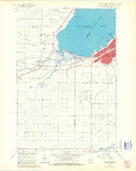 Ashland West Wisconsin Historical topographic map, 1:24000 scale, 7.5 X 7.5 Minute, Year 1964