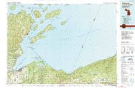 Ashland Wisconsin Historical topographic map, 1:100000 scale, 30 X 60 Minute, Year 1989