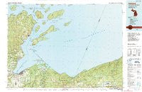 Ashland Wisconsin Historical topographic map, 1:100000 scale, 30 X 60 Minute, Year 1989