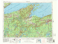 Ashland Wisconsin Historical topographic map, 1:250000 scale, 1 X 2 Degree, Year 1953