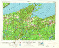 Ashland Wisconsin Historical topographic map, 1:250000 scale, 1 X 2 Degree, Year 1953