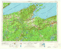 Ashland Wisconsin Historical topographic map, 1:250000 scale, 1 X 2 Degree, Year 1953