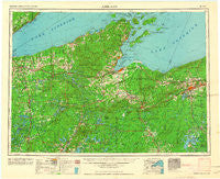 Ashland Wisconsin Historical topographic map, 1:250000 scale, 1 X 2 Degree, Year 1958