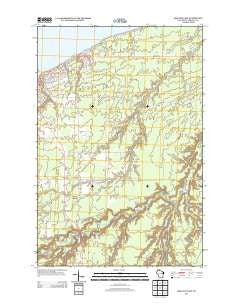 Ashland East Wisconsin Historical topographic map, 1:24000 scale, 7.5 X 7.5 Minute, Year 2013