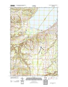 Ashland West Wisconsin Historical topographic map, 1:24000 scale, 7.5 X 7.5 Minute, Year 2013
