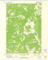 Athelstane Wisconsin Historical topographic map, 1:24000 scale, 7.5 X 7.5 Minute, Year 1972