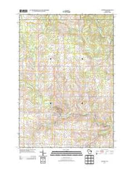 Athens Wisconsin Historical topographic map, 1:24000 scale, 7.5 X 7.5 Minute, Year 2013