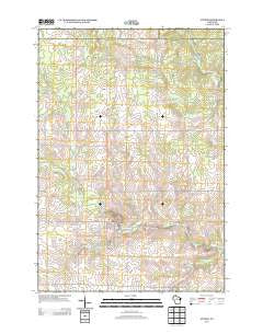 Athens Wisconsin Historical topographic map, 1:24000 scale, 7.5 X 7.5 Minute, Year 2013