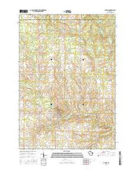 Athens Wisconsin Current topographic map, 1:24000 scale, 7.5 X 7.5 Minute, Year 2015