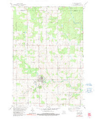 Athens Wisconsin Historical topographic map, 1:24000 scale, 7.5 X 7.5 Minute, Year 1980