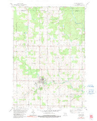 Athens Wisconsin Historical topographic map, 1:24000 scale, 7.5 X 7.5 Minute, Year 1980
