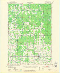 Athens Wisconsin Historical topographic map, 1:48000 scale, 15 X 15 Minute, Year 1951