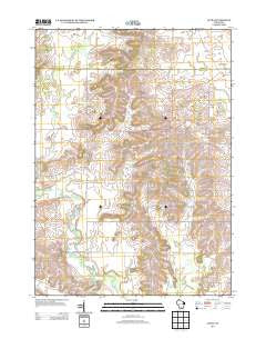 Attica Wisconsin Historical topographic map, 1:24000 scale, 7.5 X 7.5 Minute, Year 2013