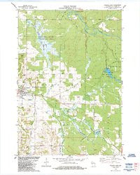 Augusta East Wisconsin Historical topographic map, 1:24000 scale, 7.5 X 7.5 Minute, Year 1984