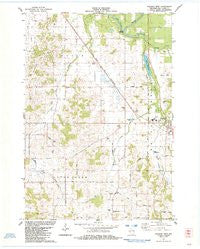 Augusta West Wisconsin Historical topographic map, 1:24000 scale, 7.5 X 7.5 Minute, Year 1984