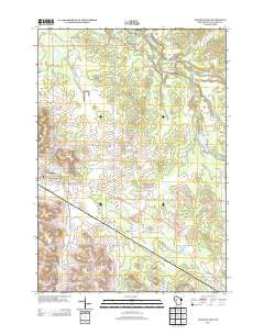 Augusta East Wisconsin Historical topographic map, 1:24000 scale, 7.5 X 7.5 Minute, Year 2013