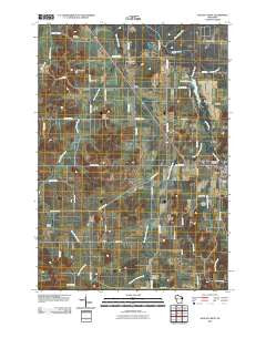 Augusta West Wisconsin Historical topographic map, 1:24000 scale, 7.5 X 7.5 Minute, Year 2010