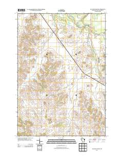 Augusta West Wisconsin Historical topographic map, 1:24000 scale, 7.5 X 7.5 Minute, Year 2013