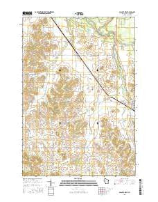 Augusta West Wisconsin Current topographic map, 1:24000 scale, 7.5 X 7.5 Minute, Year 2015