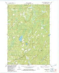 Augustine Lake Wisconsin Historical topographic map, 1:24000 scale, 7.5 X 7.5 Minute, Year 1984