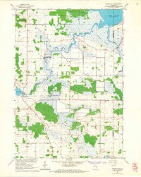 Auroraville Wisconsin Historical topographic map, 1:24000 scale, 7.5 X 7.5 Minute, Year 1961